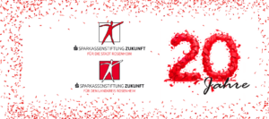 Jubiläumsbild 20 Jahre Sparkassenstiftungen.